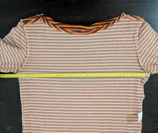 Jersey terciopelo rayas talla M