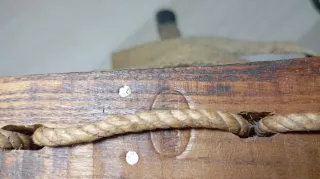 Raquetas de nieve antiguas de madera