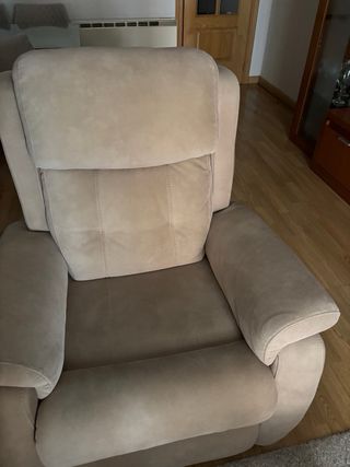 Sillón Relax Eléctrico Individual Beige