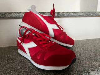 Scarpe uomo Diadora Simple Run - Rosso Taglia 45