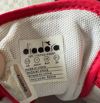 Scarpe uomo Diadora Simple Run - Rosso Taglia 45