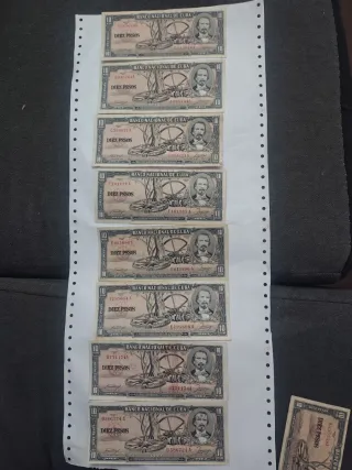 50 Pesos Cubanos Billetes Antiguos