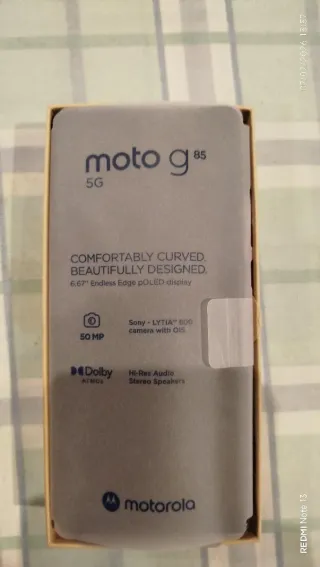 Motorola Moto G85 5G Azul Nuevo Caja