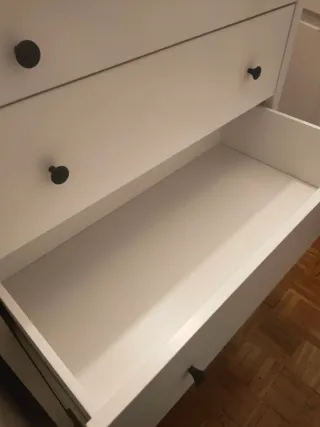 Cómoda Ikea Koppang Blanca 5 Cajones