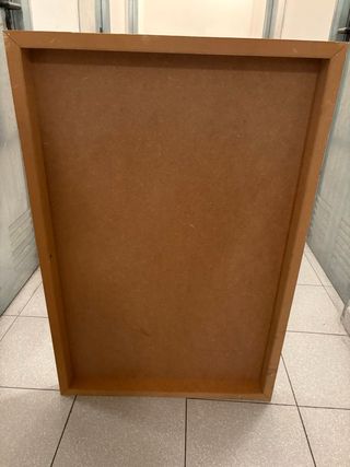 Cuadro decorativo azul y rosa