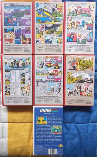 Lote 7 cintas VHS G.I. Joe
