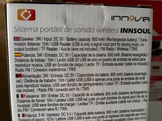Altavoz Bluetooth Innova INNSOUL Negro