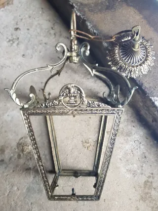 Lámpara de techo de bronce