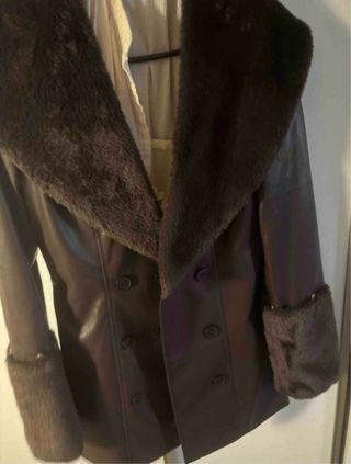 Chaqueta elegante mujer marrón