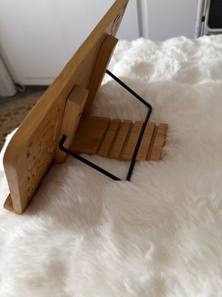 Caballete para partituras de bambú