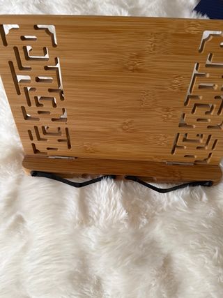 Caballete para partituras de bambú