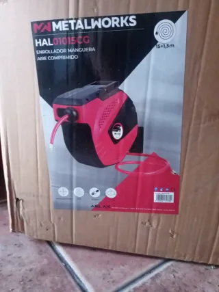 Enrollador Manguera Aire Comprimido