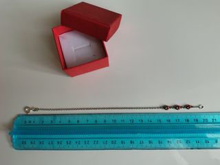 Bracciale argento 925 coccinelle portafortuna