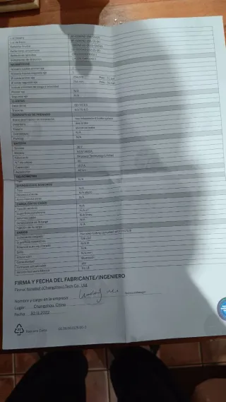 Patinete Eléctrico Negro