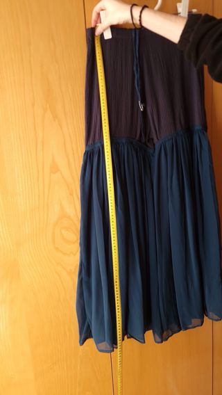 Lehenga Choli Pantalón India Azul Bordado