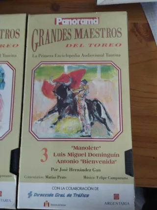 Colección VHS Grandes Maestros del Toreo