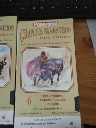 Colección VHS Grandes Maestros del Toreo