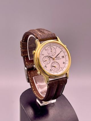 Reloj Seiko Quartz Chronograph 7T32 Dorado