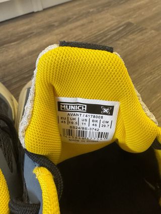 Zapatillas Munich Talla 45 Beige/Azul