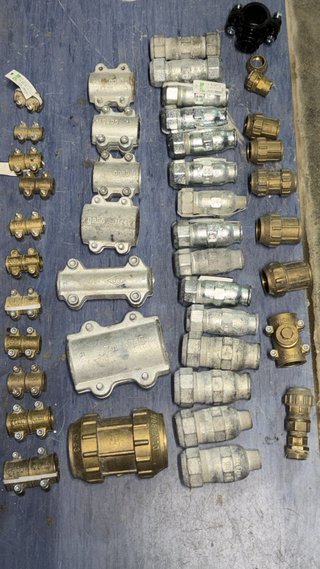 Abrazaderas de reparación de tubería Gebo. Racor.
