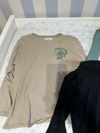 Lote 5 camisetas manga larga 11-12 años