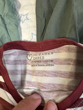 Lote 5 camisetas manga larga 11-12 años