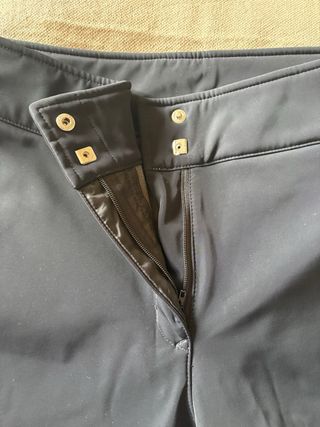 Pantalón de esquí elástico Descente negro