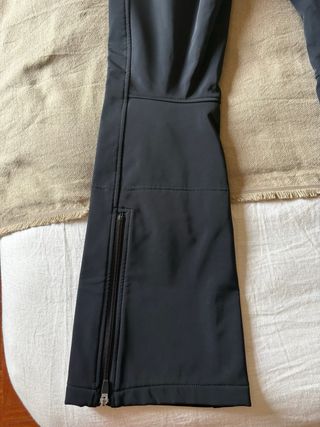 Pantalón de esquí elástico Descente negro