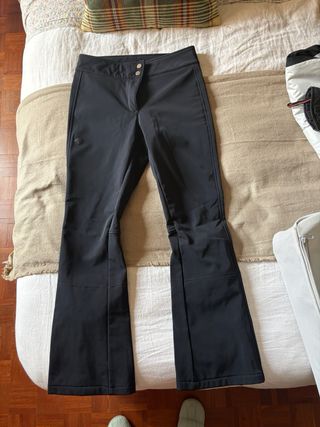 Pantalón de esquí elástico Descente negro