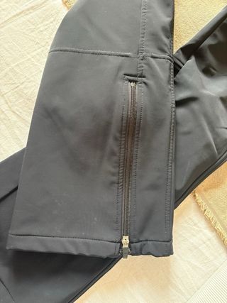 Pantalón de esquí elástico Descente negro