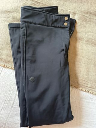 Pantalón de esquí elástico Descente negro