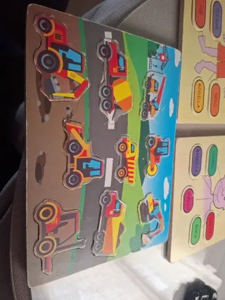 Juegos educativos infantiles madera