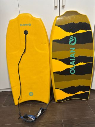 2 Tablas Bodyboard OLAIAN Amarillas