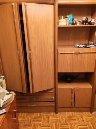 Mueble Cama Abatible Dormitorio Madera