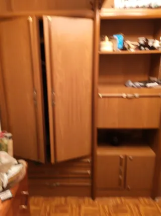 Mueble Cama Abatible Dormitorio Madera