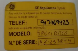 Balda central, del congelador y  último cajon frig