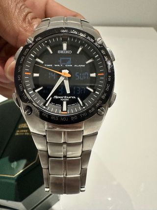 Reloj Seiko Sportura Relay Acero