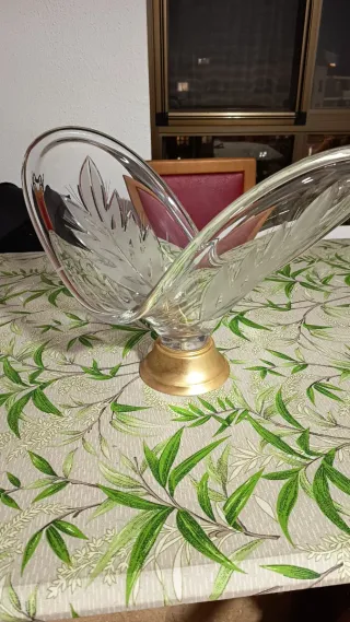 Centro de mesa de cristal