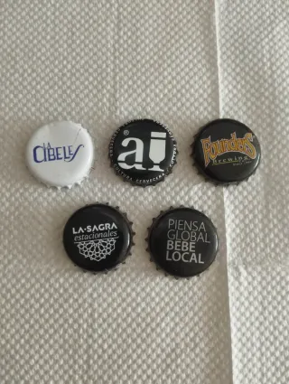 Colección chapas cerveza y refrescos