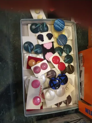 5 Pendientes Bisutería Colores