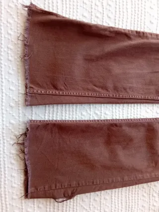 Pantalón vaquero marrón Stradivarius T.34