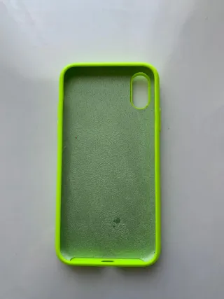 Funda Silicona iPhone PX/XS Verde
