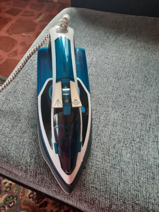 Plancha de vapor azul