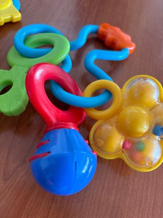 Lote Sonajeros y Mordedores Bebé