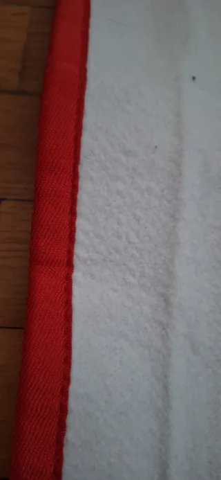 Manta eléctrica roja franela