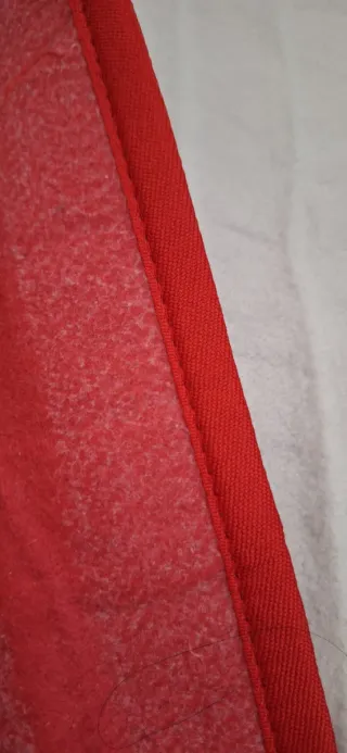 Manta eléctrica roja franela