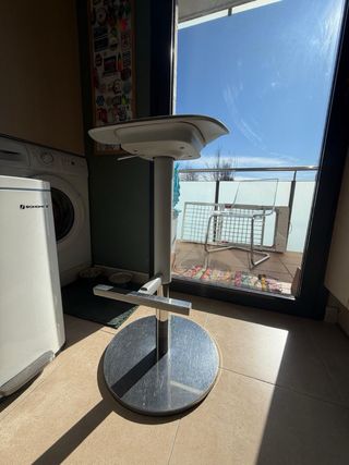 Taburete Ikea Gris Claro