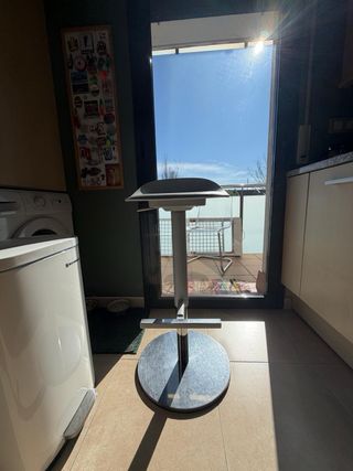 Taburete Ikea Gris Claro