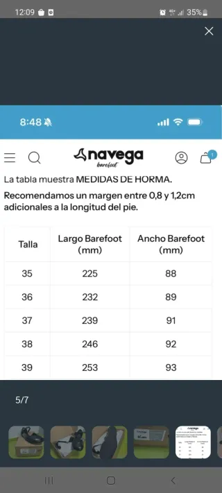 Bailarinas Navegabarefoot Cristal Nude Talla 39