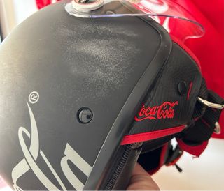 Casco Moto Coca-Cola